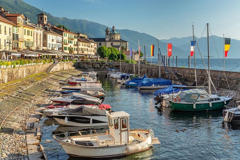 Port of Cannobio on Lake Maggiore by Markus Lange