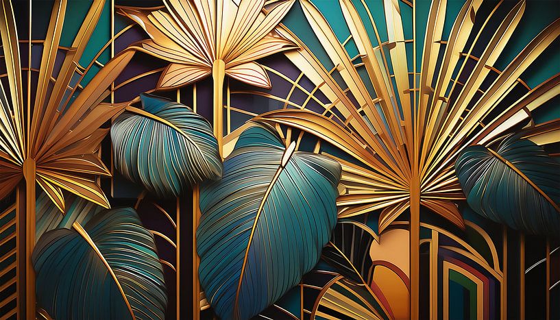 Planten met kleuren en vormen van Mustafa Kurnaz