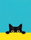 Peek a boo cat by Martin Mol thumbnail