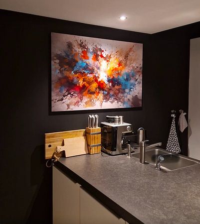 Jeu de contrastes abstrait