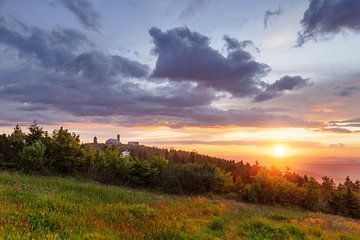 Zonsopgang op de Fichtelberg van Daniela Beyer