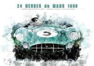 Aston Martin DBR1, Le Mans winnaar 1959 van Theodor Decker