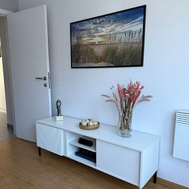 Klantfoto: Strand van Ameland van Karel Pops, als fotoprint