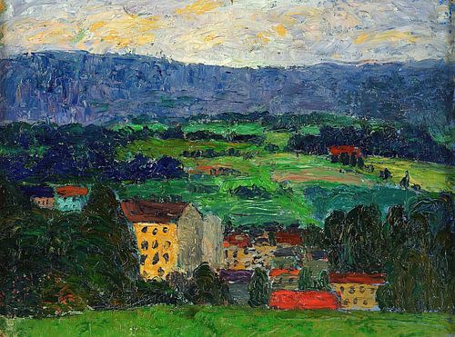 Konrad Mägi - Norwegische Landschaft (zwischen 1908 und 1910)