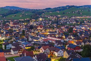 Appenzell au coucher du soleil