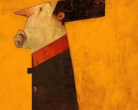 Abstraktes Porträt von ARTEO Gemälde