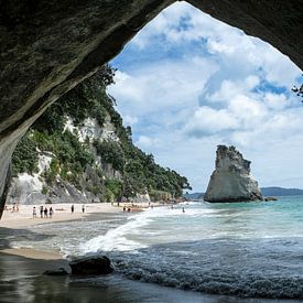 Cathedral Cove, Nieuw Zeeland van Erich Fend