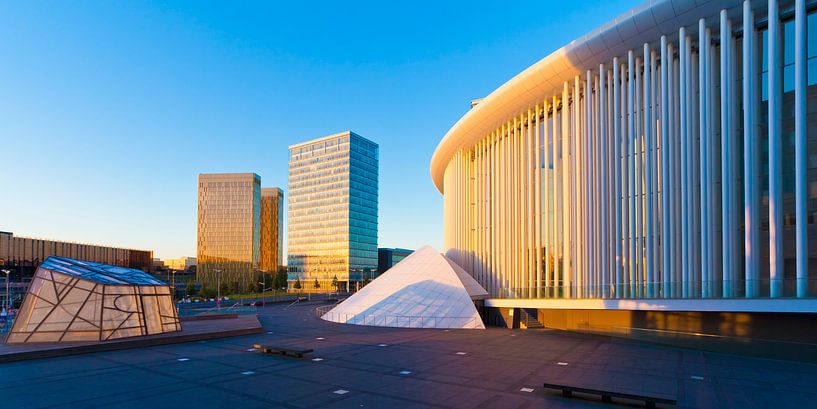 Europaviertel on the Kirchberg in Luxembourg by Werner Dieterich