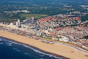 Luftaufnahme Scheveningen mit Strand