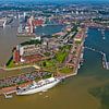 Luftaufnahme von Katendrecht, Rotterdam von Anton de Zeeuw