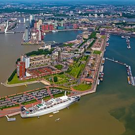 Aerial view Katendrecht in Rotterdam by Anton de Zeeuw
