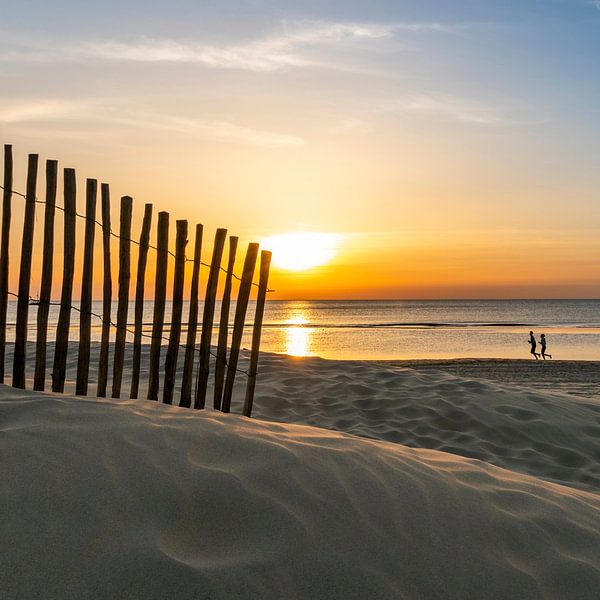 Sunset Beach Noordwijk by Jeanette van Starkenburg