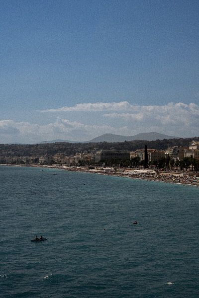A Beach View on a beautiful day | Nice | France Travel Photography by Dohi Media