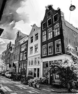 Jordaan Amsterdam Niederlande Schwarz und Weiß