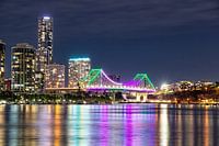 Story Brücke über den Swan River in Brisbane