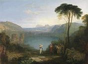 Avernus-See: Aeneas und die kumäische Sybille, Joseph Mallord William Turner von Meisterhafte Meister Miniaturansicht
