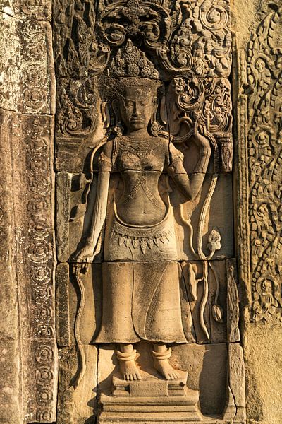 Apsara - Angkor Wat by Peter Schickert