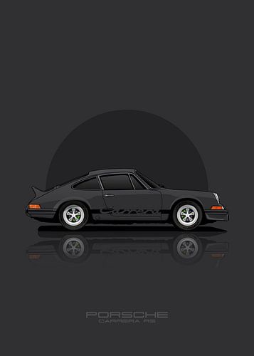Kunstauto PORSCHE CARRERA RS Grijs