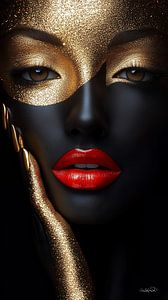 gold - schwarz - rot