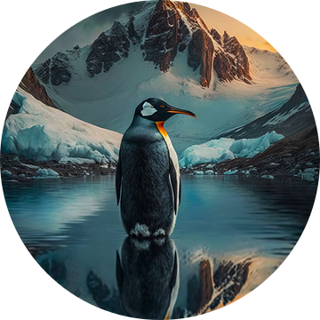 Pinguïn op ijs van haroulita
