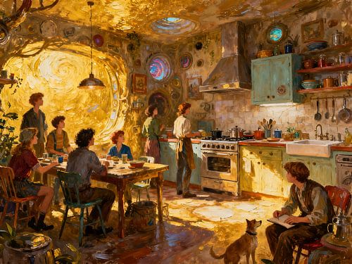 Magische kunstenaarskeuken