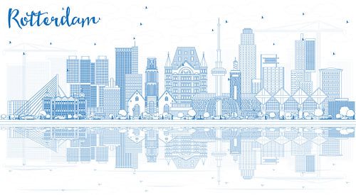 Rotterdam Skyline City