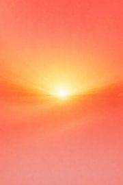 Abstract: Oranje zonsopgang aan de horizon van MARTINA KUSUMA DEWI