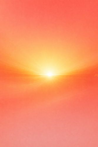Abstract Orange Sunrise Horizon