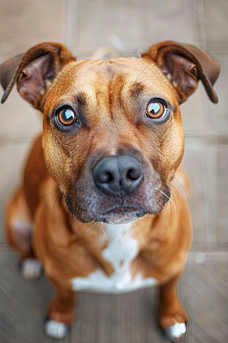 dogs in and around the house