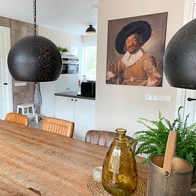 Customer photo: The cheerful drinker, Frans Hals, on ArtFrame