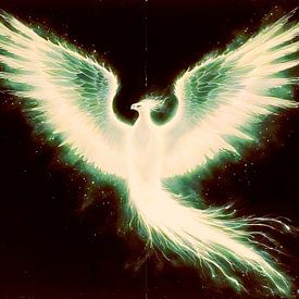 Leuchtender Aufstieg des himmlischen Phönix von A.D. Digital ART