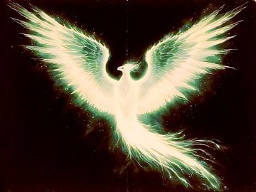 Leuchtender Aufstieg des himmlischen Phönix von A.D. Digital ART