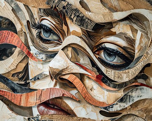 Collage d'yeux | Iris