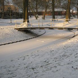 Brug in Prinsentuin van Sjoerd Jelle Wiersma