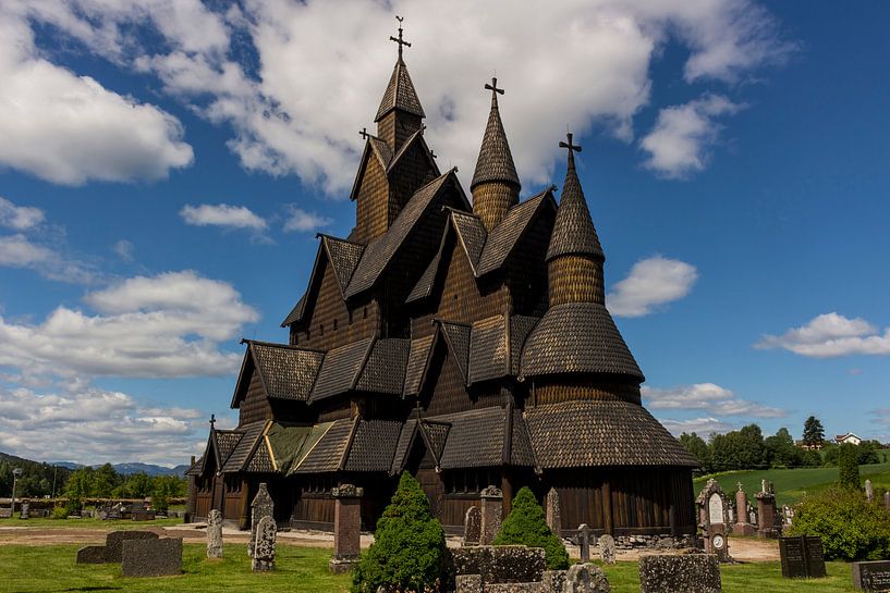 Heddal Stabkirche, Norwegen von Adelheid Smitt