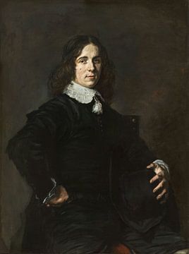 Portrait d'un homme assis tenant un chapeau, Frans Hals