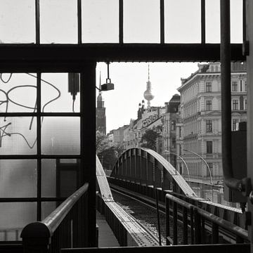 Tube Station of the famous line U2 - Train to Pankow  by Silva Wischeropp