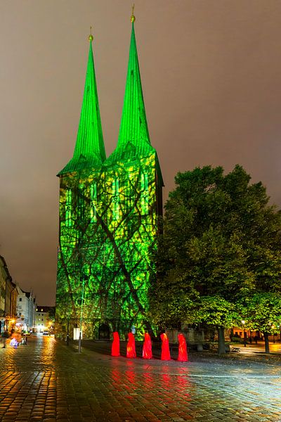 Nikolaikirche Berlin in besonderem Licht von Frank Herrmann