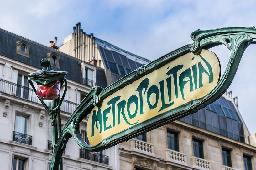 Art Nouveau Métropolitain Paris par Patrick Verhoef