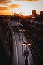 Zonsondergang treinstation van LUDWIGSTREET thumbnail