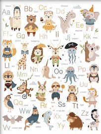 Alphabet für den Kindergarten