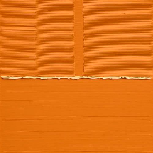 Orangefarbenes abstraktes Motiv mit horizontalen Linien