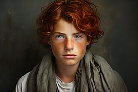 Redhead boy by Heike Hultsch