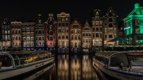 Damrak, Amsterdam en couleur sur Mirjam Boerhoop - Oudenaarden