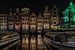 Damrak, Amsterdam in kleur van Mirjam Boerhoop - Oudenaarden