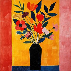Blumenstrauß, Blumen, Vase