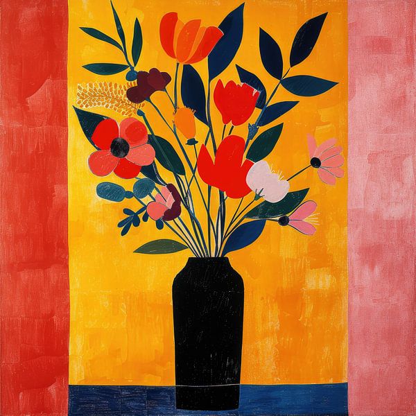 bouquet, fleurs, vase par Niklas Maximilian
