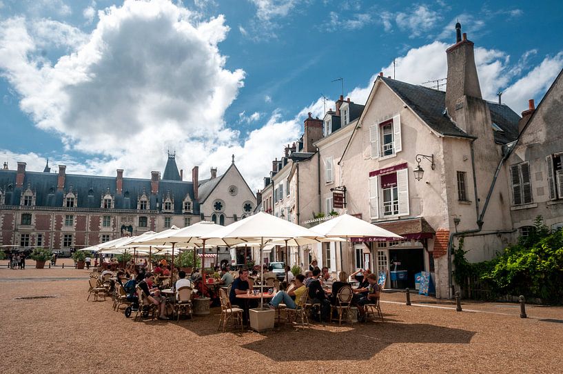 Traditioneel restaurant in Blois, Frankrijk von Ruurd Dankloff
