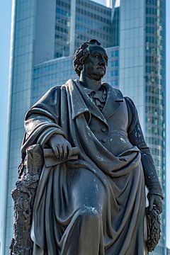 Goethe-monument in Frankfurt van Thomas Riess