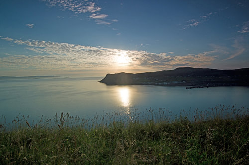 Zonsondergang op het Isle o Skye, Schotland